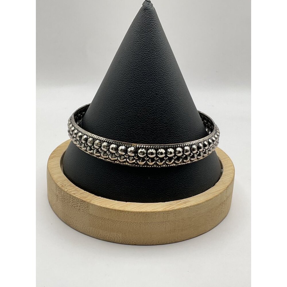 Silver Bangle Bracelet Polished Finish